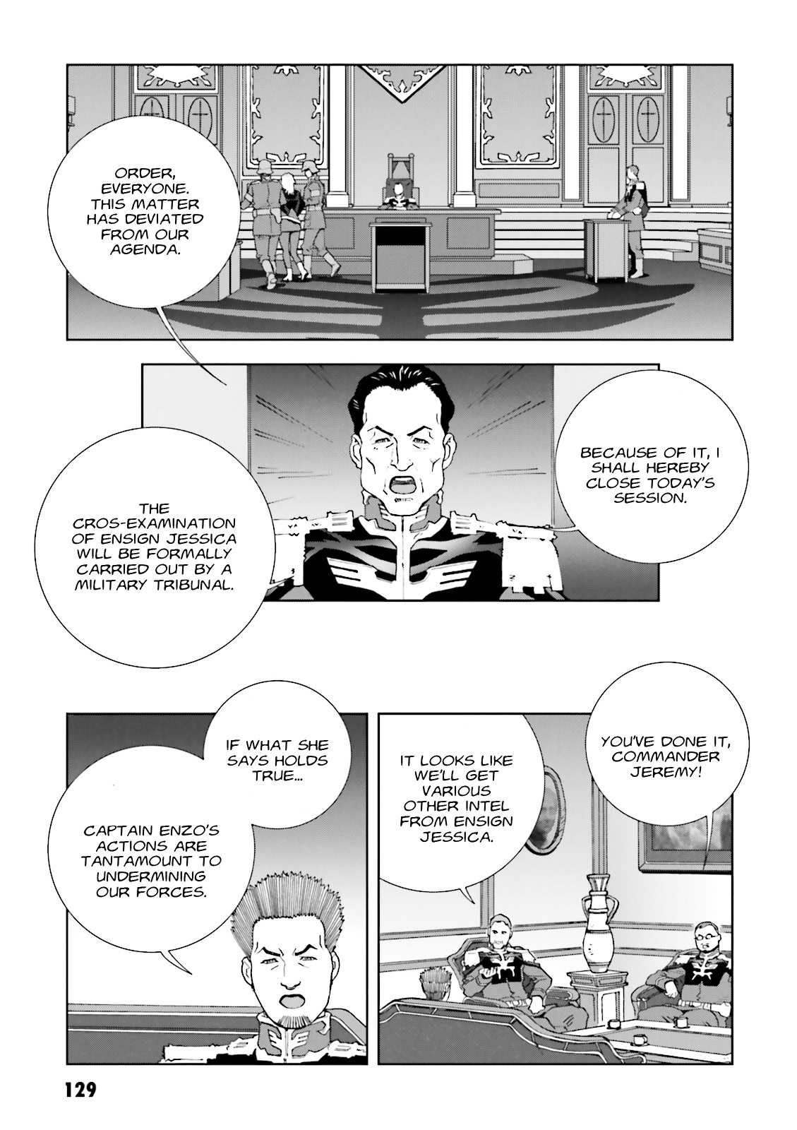 Kidou Senshi Gundam: C.D.A. Wakaki Suisei no Shouzou Chapter 58 page 27 - Chapter 58 : file fifty eight - accusation