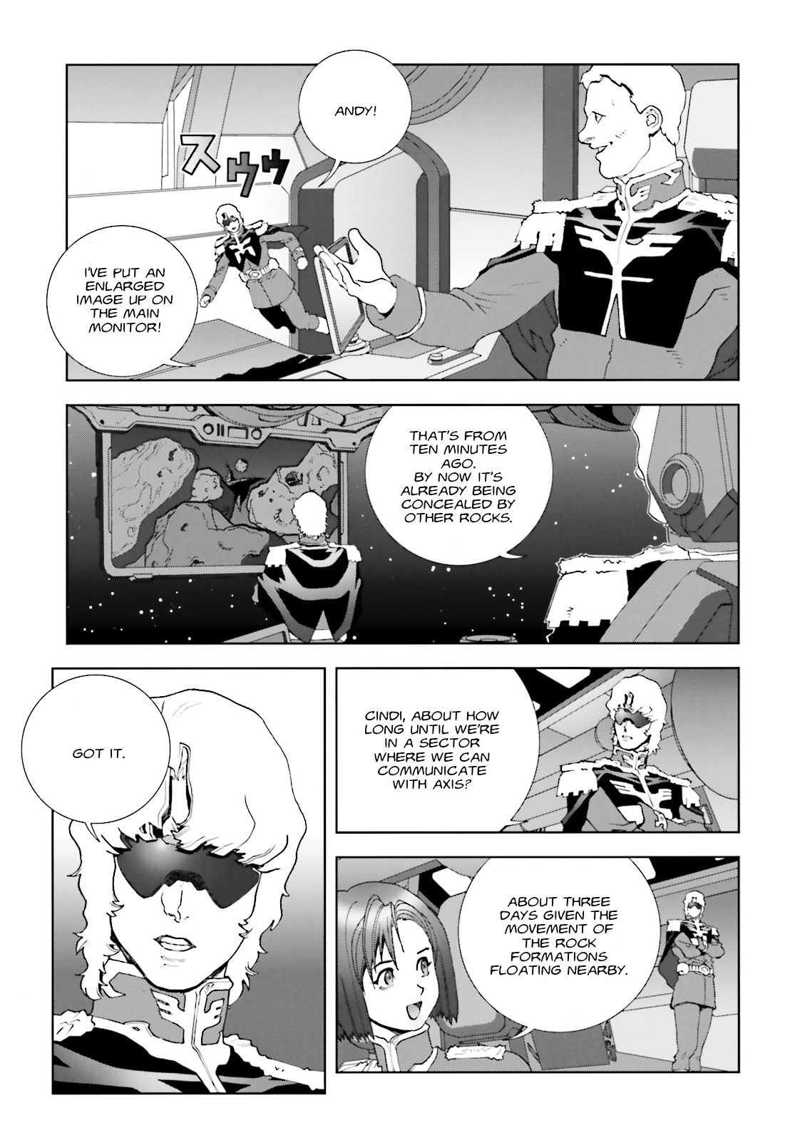Kidou Senshi Gundam: C.D.A. Wakaki Suisei no Shouzou Chapter 58 page 35 - Chapter 58 : file fifty eight - accusation