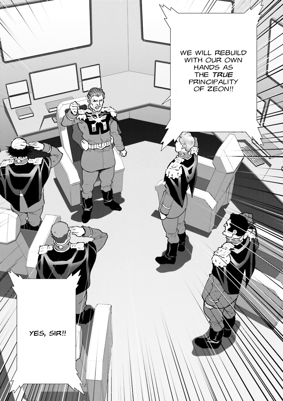 Kidou Senshi Gundam: C.D.A. Wakaki Suisei no Shouzou Chapter 59 page 15 - Chapter 59 : file fifty nine - coup d'état