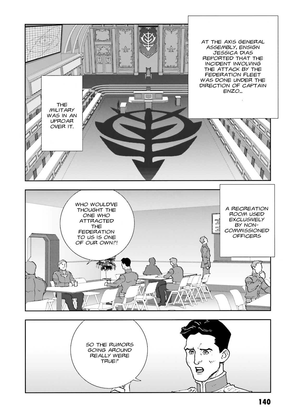 Kidou Senshi Gundam: C.D.A. Wakaki Suisei no Shouzou Chapter 59 page 2 - Chapter 59 : file fifty nine - coup d'état