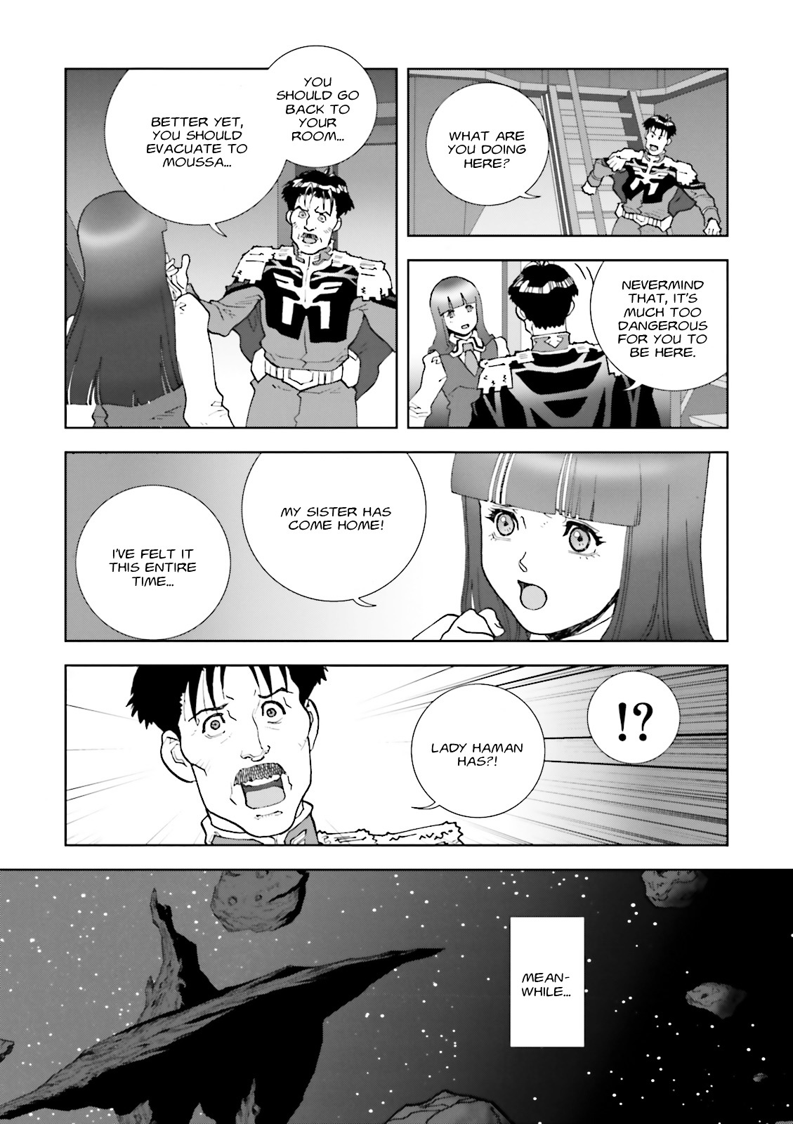 Kidou Senshi Gundam: C.D.A. Wakaki Suisei no Shouzou Chapter 59 page 28 - Chapter 59 : file fifty nine - coup d'état