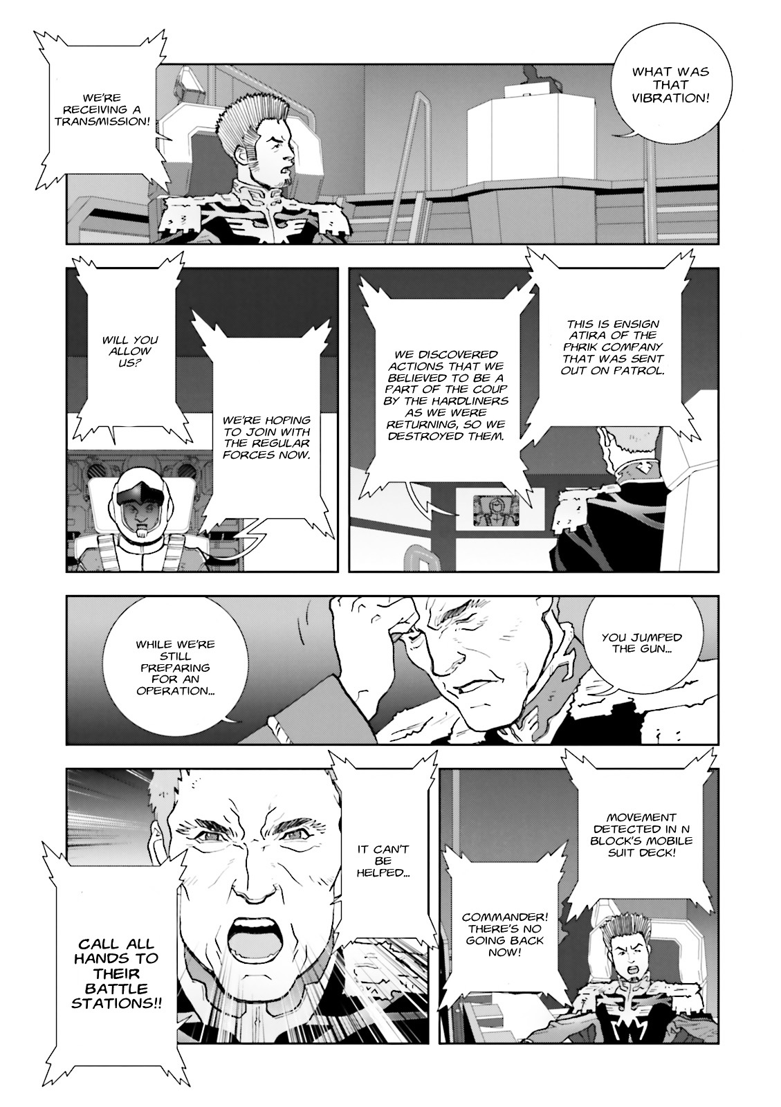 Kidou Senshi Gundam: C.D.A. Wakaki Suisei no Shouzou Chapter 59 page 31 - Chapter 59 : file fifty nine - coup d'état