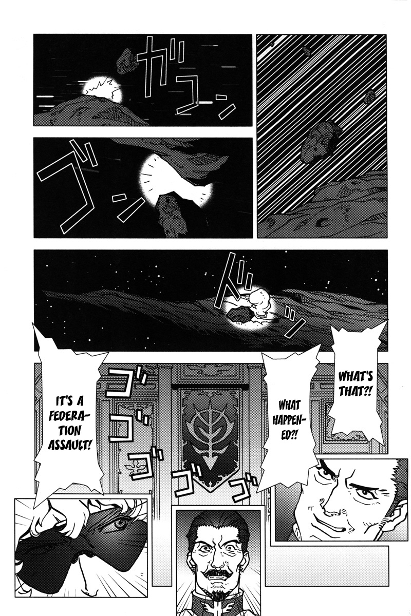 Kidou Senshi Gundam: C.D.A. Wakaki Suisei no Shouzou Chapter 6.2 page 14 - Chapter 6 v2 : file six - raid