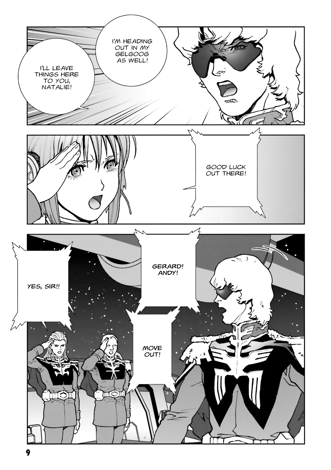 Kidou Senshi Gundam: C.D.A. Wakaki Suisei no Shouzou Chapter 60 page 10 - Chapter 60 : File Sixty - Return