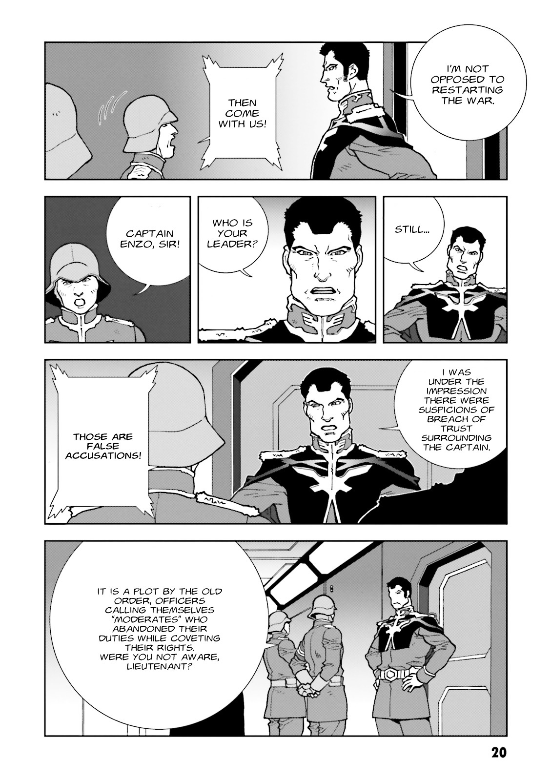 Kidou Senshi Gundam: C.D.A. Wakaki Suisei no Shouzou Chapter 60 page 20 - Chapter 60 : File Sixty - Return