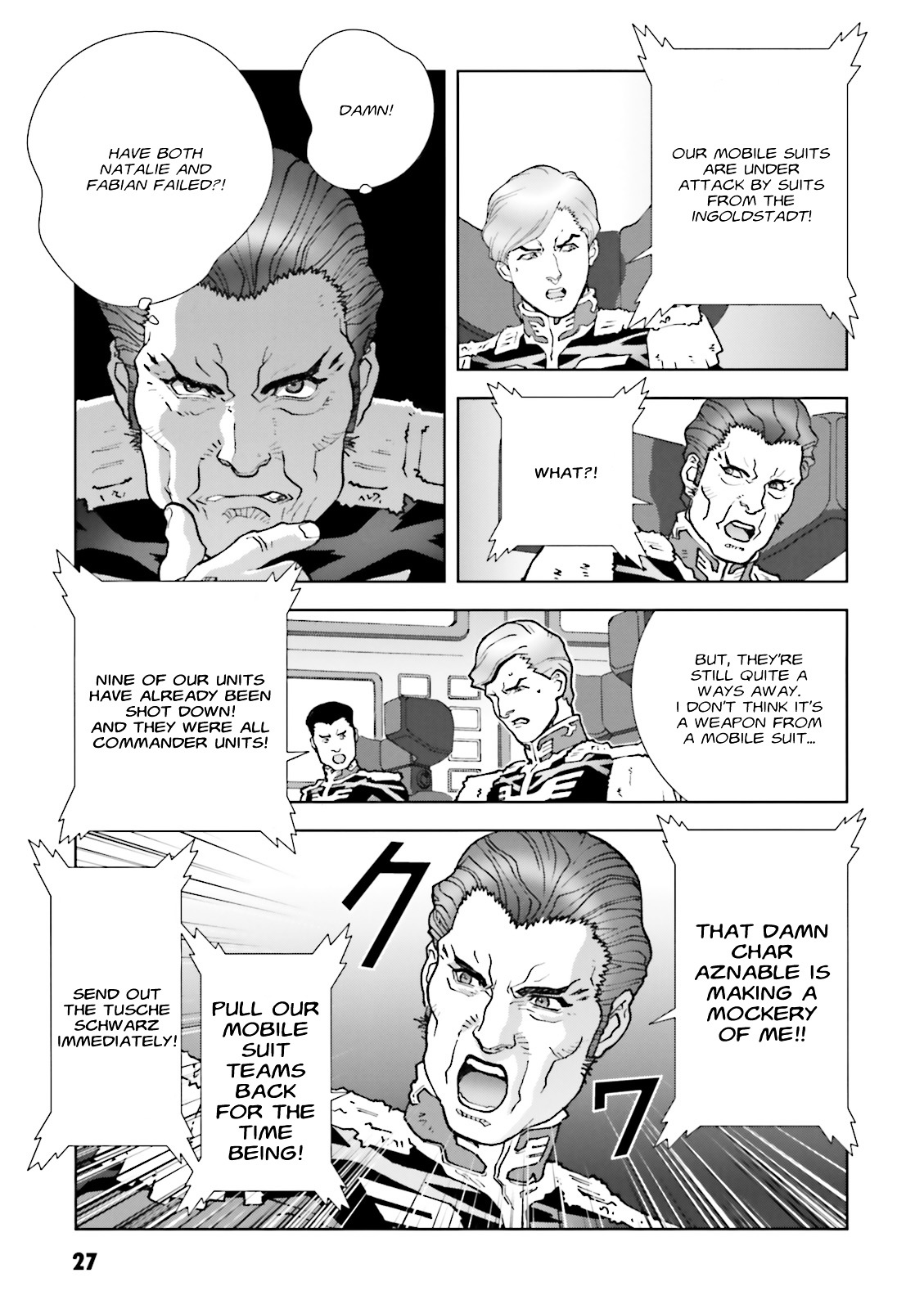 Kidou Senshi Gundam: C.D.A. Wakaki Suisei no Shouzou Chapter 60 page 27 - Chapter 60 : File Sixty - Return