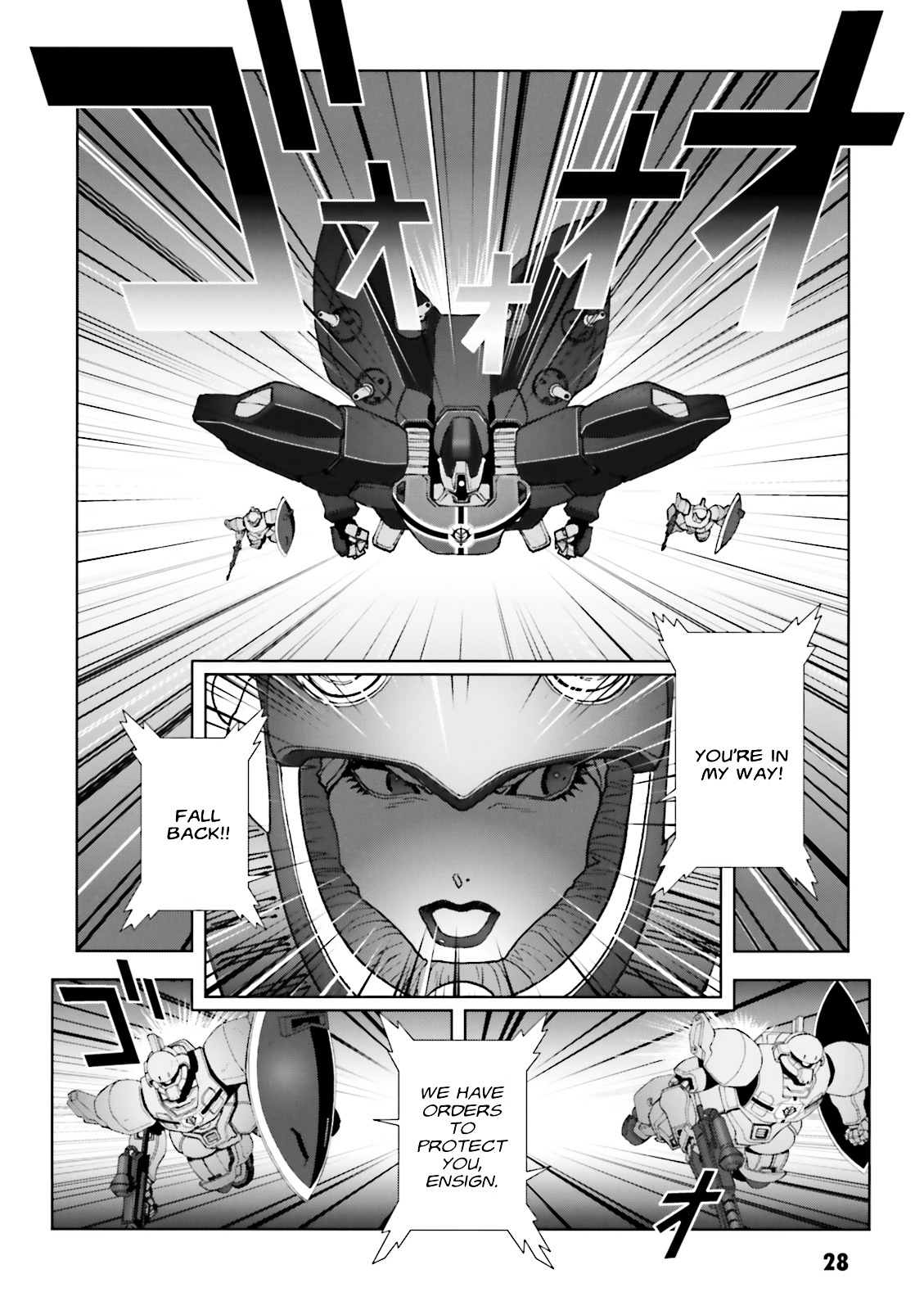 Kidou Senshi Gundam: C.D.A. Wakaki Suisei no Shouzou Chapter 60 page 28 - Chapter 60 : File Sixty - Return