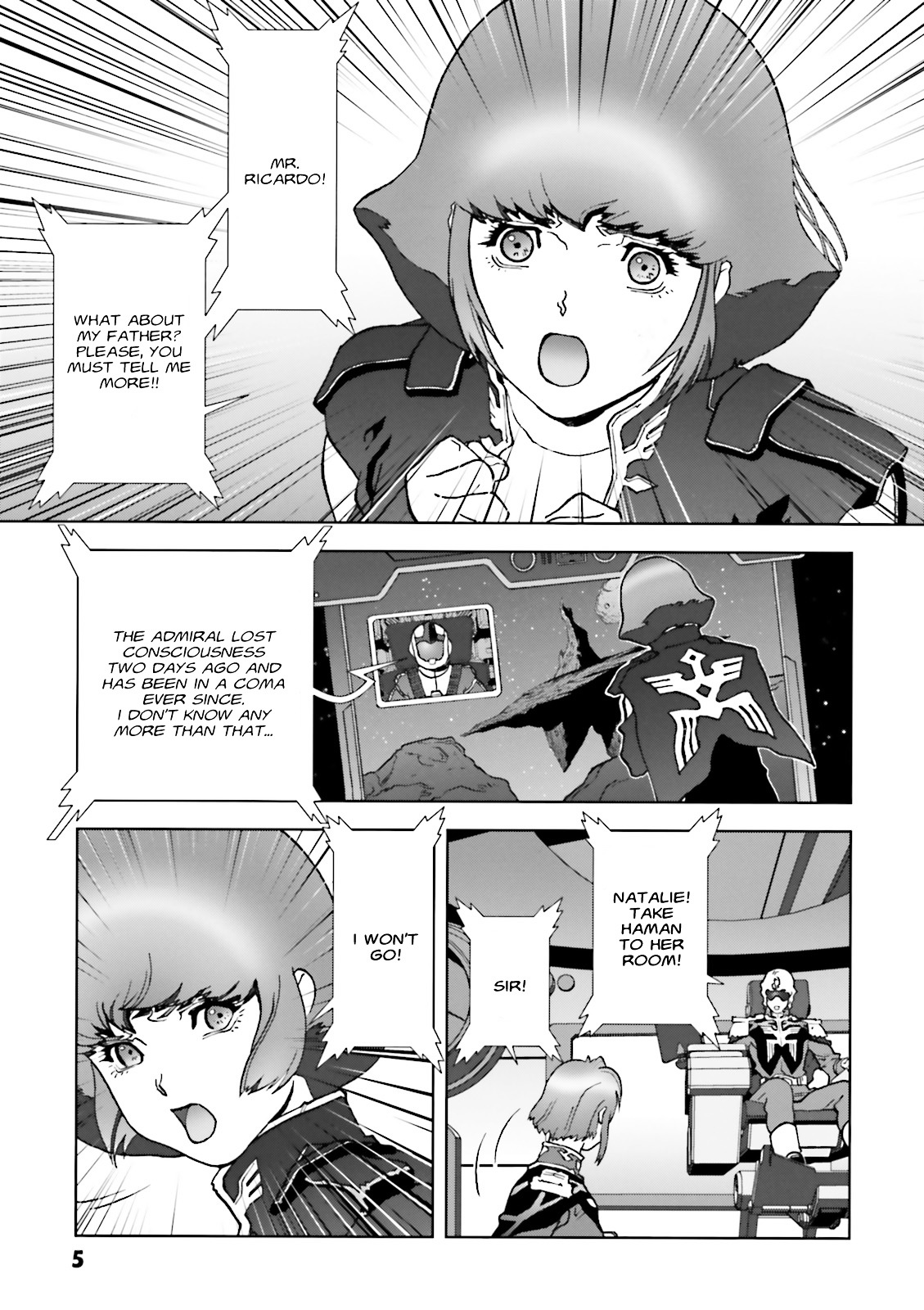 Kidou Senshi Gundam: C.D.A. Wakaki Suisei no Shouzou Chapter 60 page 6 - Chapter 60 : File Sixty - Return