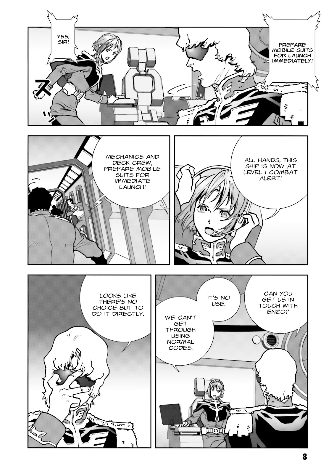 Kidou Senshi Gundam: C.D.A. Wakaki Suisei no Shouzou Chapter 60 page 9 - Chapter 60 : File Sixty - Return