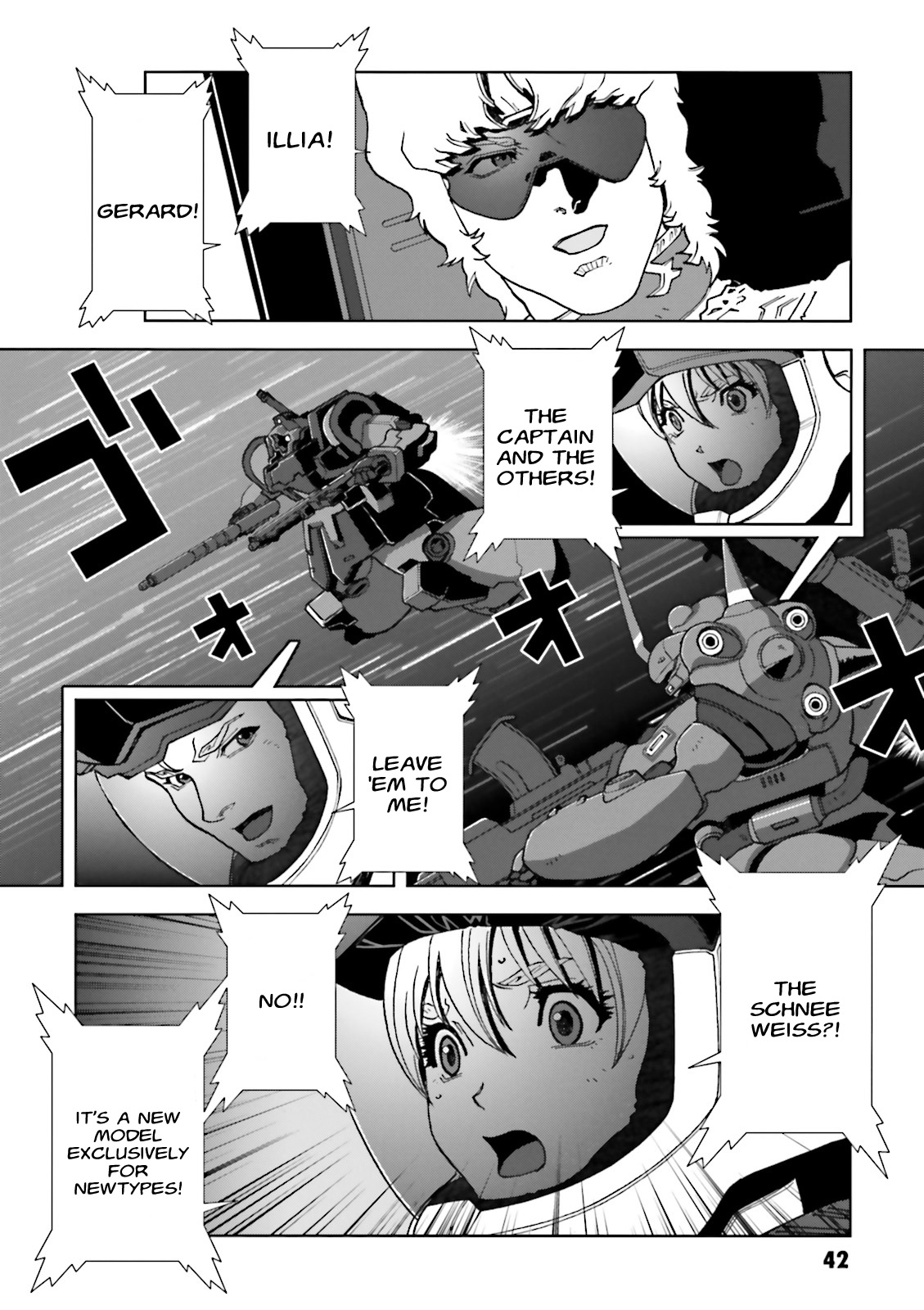 Kidou Senshi Gundam: C.D.A. Wakaki Suisei no Shouzou Chapter 61 page 10 - Chapter 61 : File Sixty one - Tusche Schwarz
