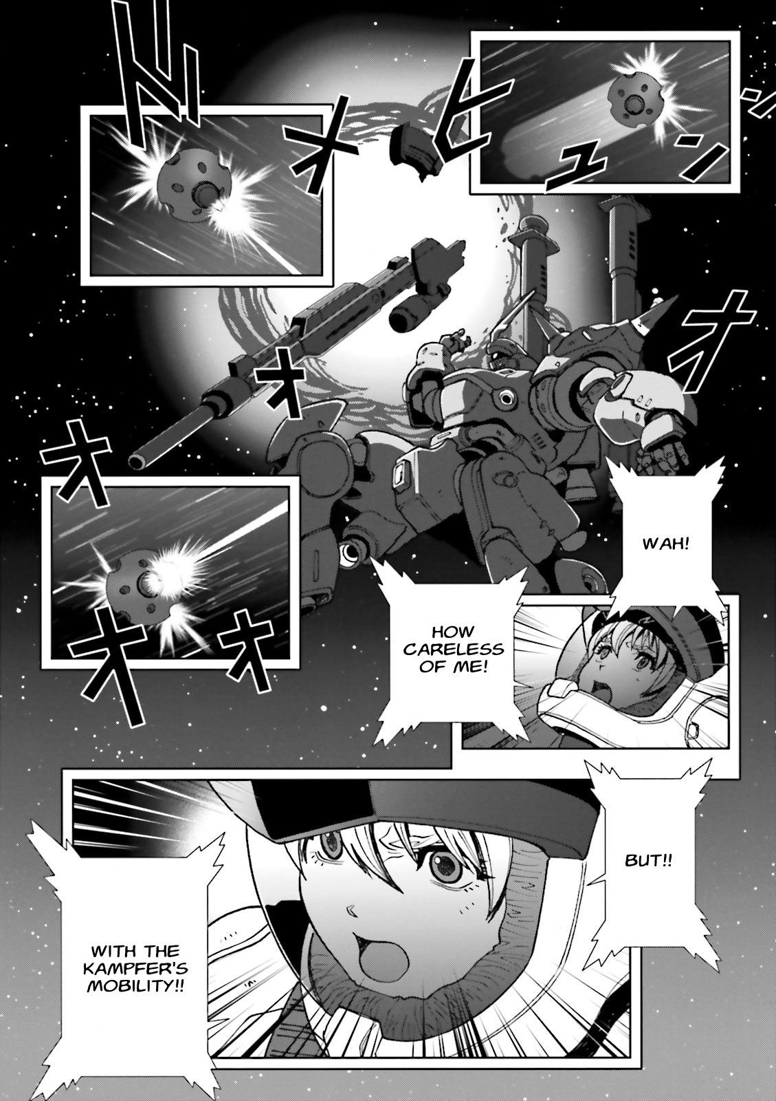 Kidou Senshi Gundam: C.D.A. Wakaki Suisei no Shouzou Chapter 61 page 12 - Chapter 61 : File Sixty one - Tusche Schwarz
