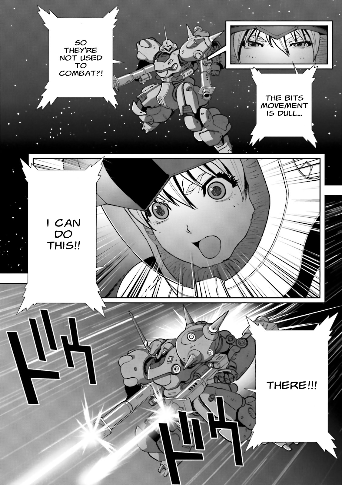 Kidou Senshi Gundam: C.D.A. Wakaki Suisei no Shouzou Chapter 61 page 14 - Chapter 61 : File Sixty one - Tusche Schwarz
