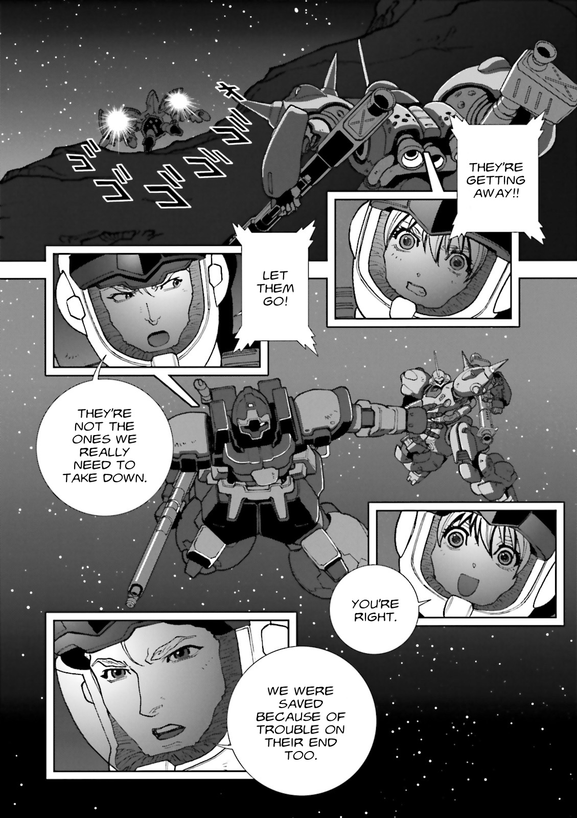 Kidou Senshi Gundam: C.D.A. Wakaki Suisei no Shouzou Chapter 61 page 18 - Chapter 61 : File Sixty one - Tusche Schwarz