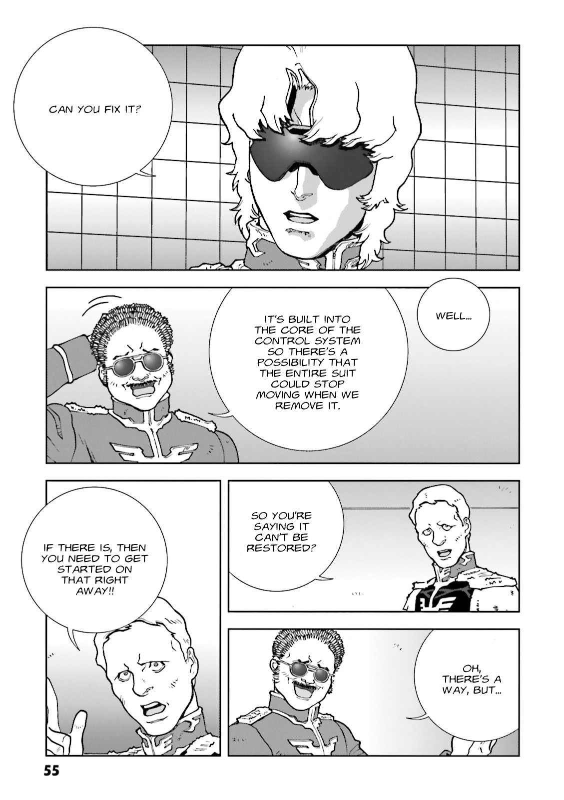 Kidou Senshi Gundam: C.D.A. Wakaki Suisei no Shouzou Chapter 61 page 23 - Chapter 61 : File Sixty one - Tusche Schwarz