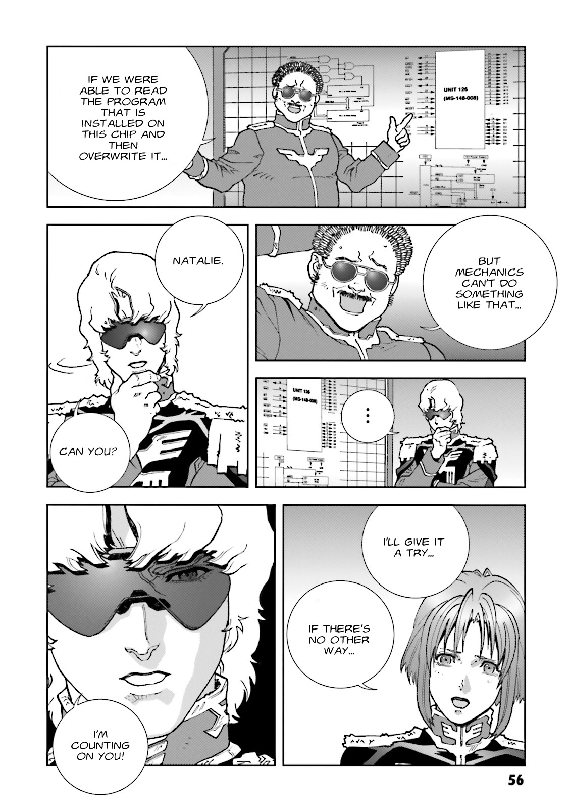 Kidou Senshi Gundam: C.D.A. Wakaki Suisei no Shouzou Chapter 61 page 24 - Chapter 61 : File Sixty one - Tusche Schwarz