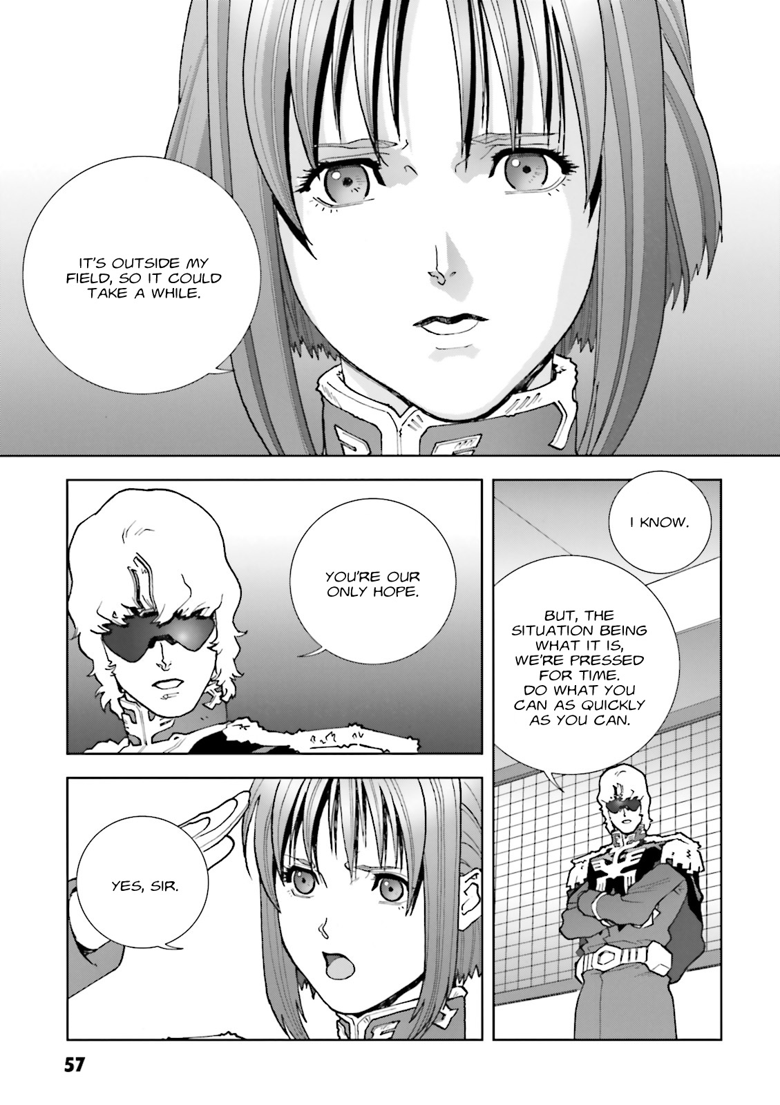 Kidou Senshi Gundam: C.D.A. Wakaki Suisei no Shouzou Chapter 61 page 25 - Chapter 61 : File Sixty one - Tusche Schwarz