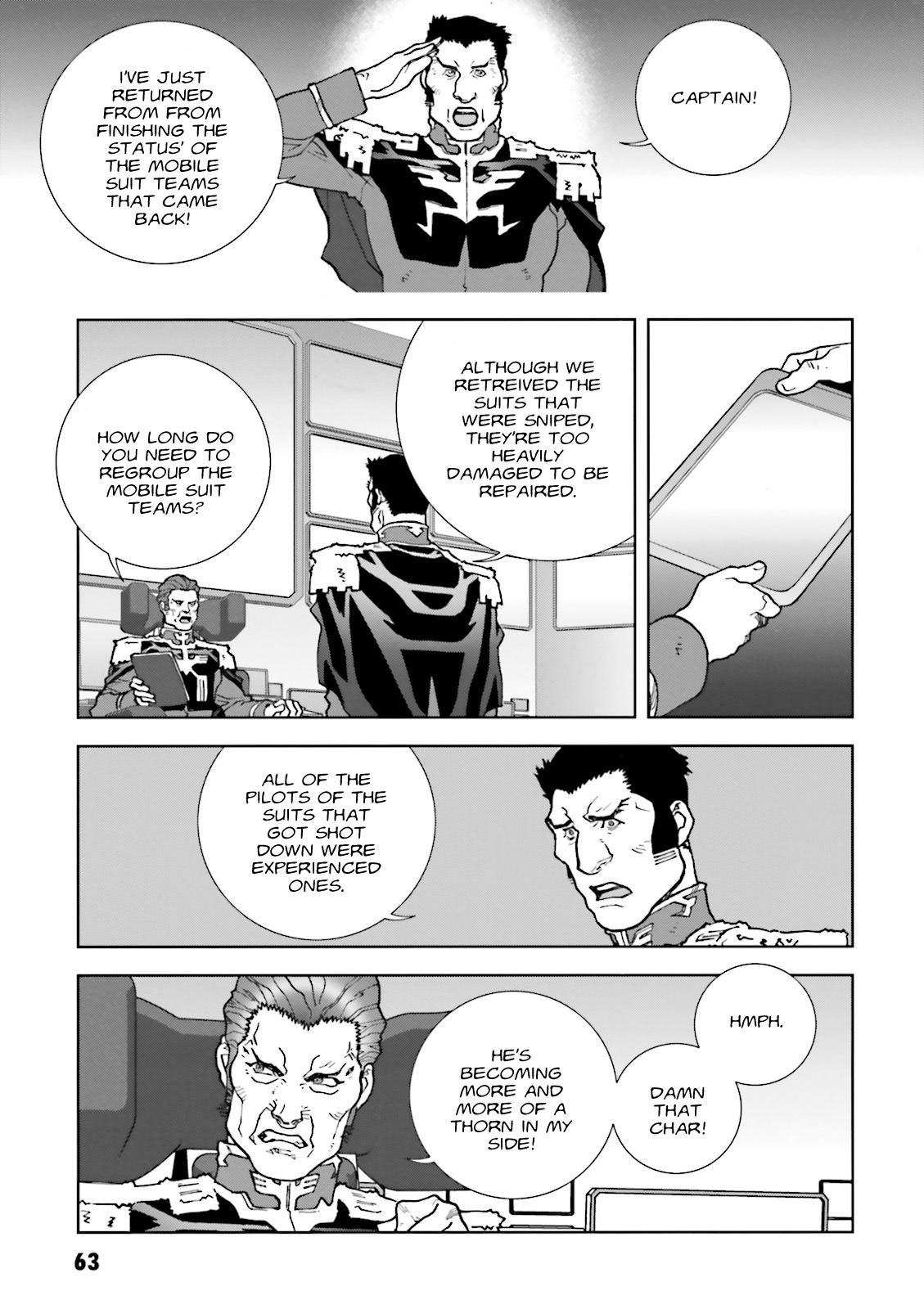 Kidou Senshi Gundam: C.D.A. Wakaki Suisei no Shouzou Chapter 61 page 31 - Chapter 61 : File Sixty one - Tusche Schwarz