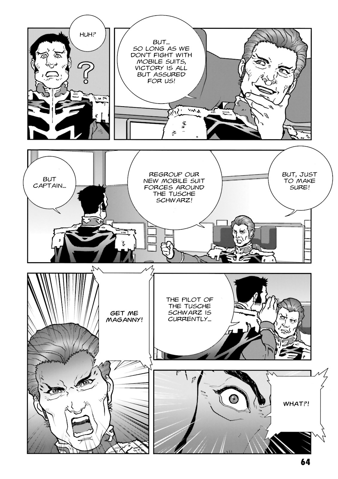 Kidou Senshi Gundam: C.D.A. Wakaki Suisei no Shouzou Chapter 61 page 32 - Chapter 61 : File Sixty one - Tusche Schwarz