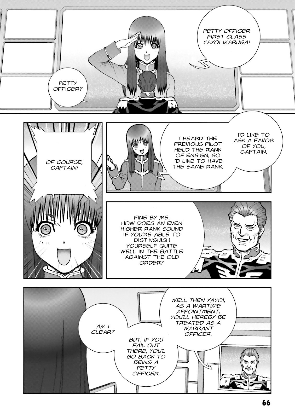 Kidou Senshi Gundam: C.D.A. Wakaki Suisei no Shouzou Chapter 61 page 34 - Chapter 61 : File Sixty one - Tusche Schwarz