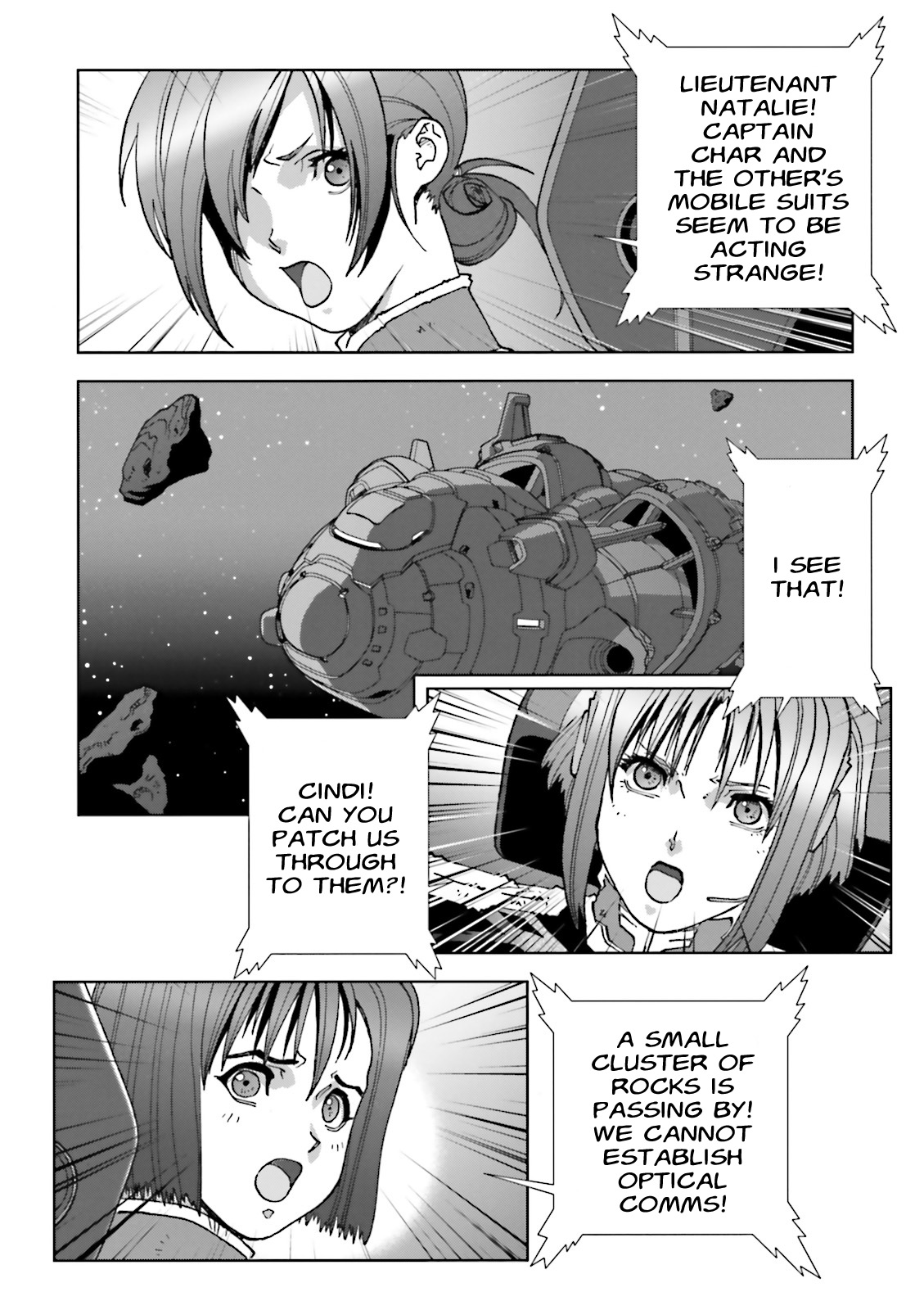 Kidou Senshi Gundam: C.D.A. Wakaki Suisei no Shouzou Chapter 61 page 4 - Chapter 61 : File Sixty one - Tusche Schwarz