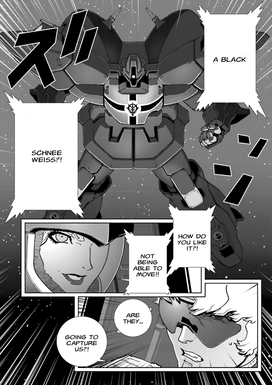 Kidou Senshi Gundam: C.D.A. Wakaki Suisei no Shouzou Chapter 61 page 6 - Chapter 61 : File Sixty one - Tusche Schwarz
