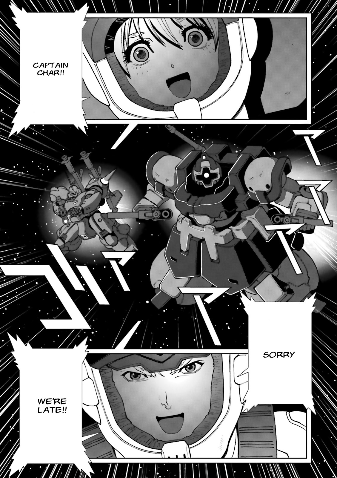 Kidou Senshi Gundam: C.D.A. Wakaki Suisei no Shouzou Chapter 61 page 9 - Chapter 61 : File Sixty one - Tusche Schwarz