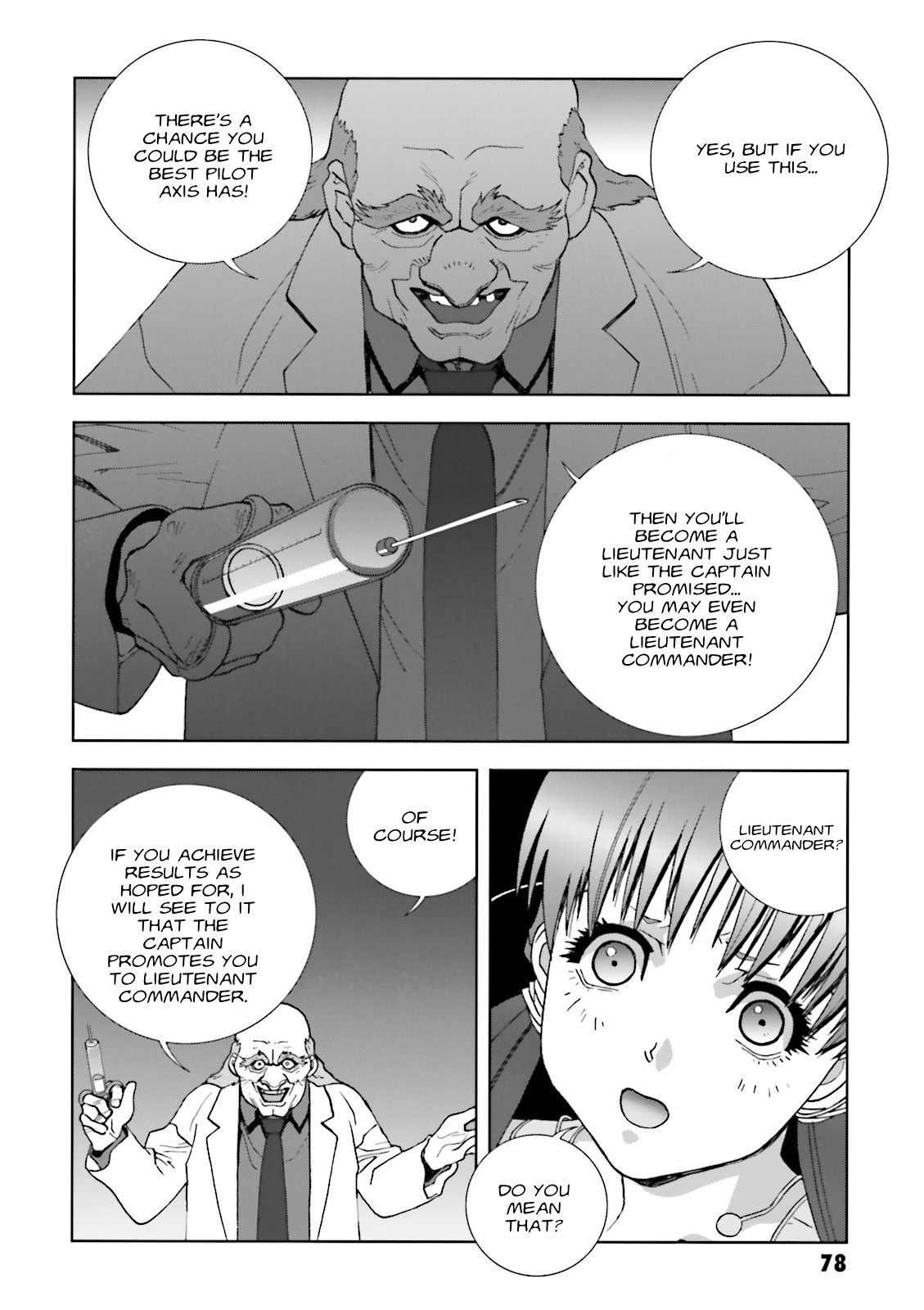 Kidou Senshi Gundam: C.D.A. Wakaki Suisei no Shouzou Chapter 62 page 10 - Chapter 62 : File Sixty Two - Previous Night