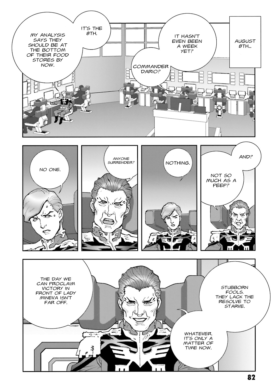 Kidou Senshi Gundam: C.D.A. Wakaki Suisei no Shouzou Chapter 62 page 14 - Chapter 62 : File Sixty Two - Previous Night