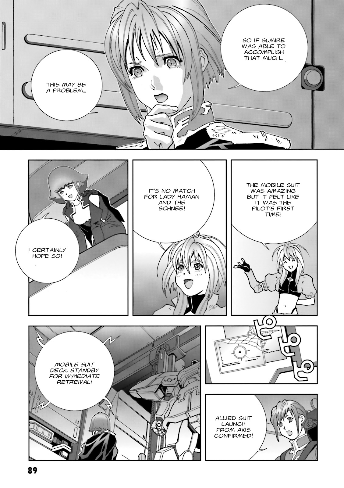 Kidou Senshi Gundam: C.D.A. Wakaki Suisei no Shouzou Chapter 62 page 21 - Chapter 62 : File Sixty Two - Previous Night