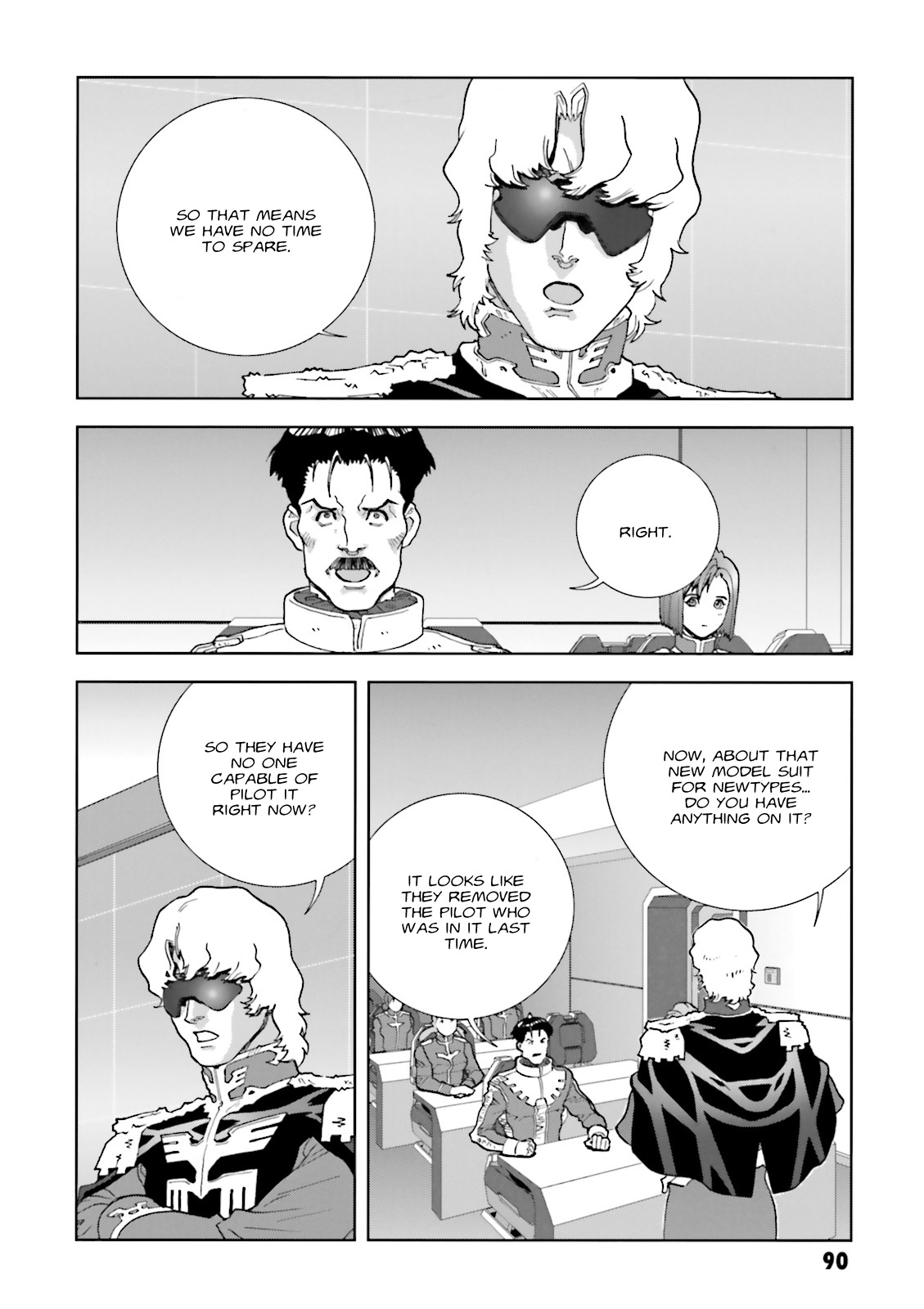 Kidou Senshi Gundam: C.D.A. Wakaki Suisei no Shouzou Chapter 62 page 22 - Chapter 62 : File Sixty Two - Previous Night