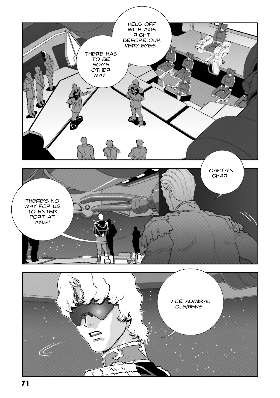 Kidou Senshi Gundam: C.D.A. Wakaki Suisei no Shouzou Chapter 62 page 3 - Chapter 62 : File Sixty Two - Previous Night