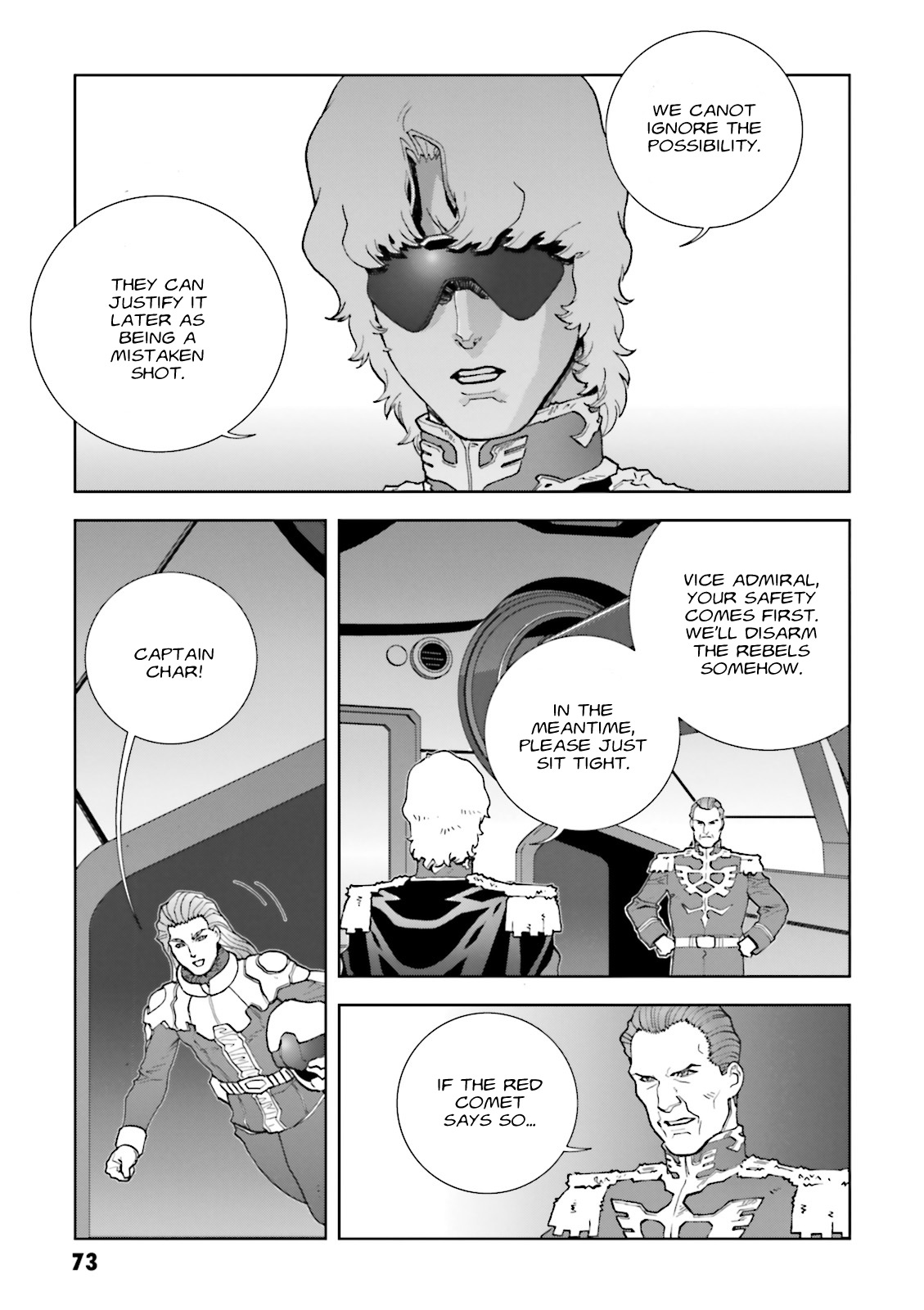 Kidou Senshi Gundam: C.D.A. Wakaki Suisei no Shouzou Chapter 62 page 5 - Chapter 62 : File Sixty Two - Previous Night