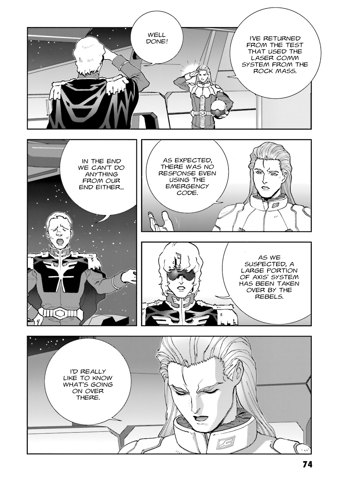 Kidou Senshi Gundam: C.D.A. Wakaki Suisei no Shouzou Chapter 62 page 6 - Chapter 62 : File Sixty Two - Previous Night