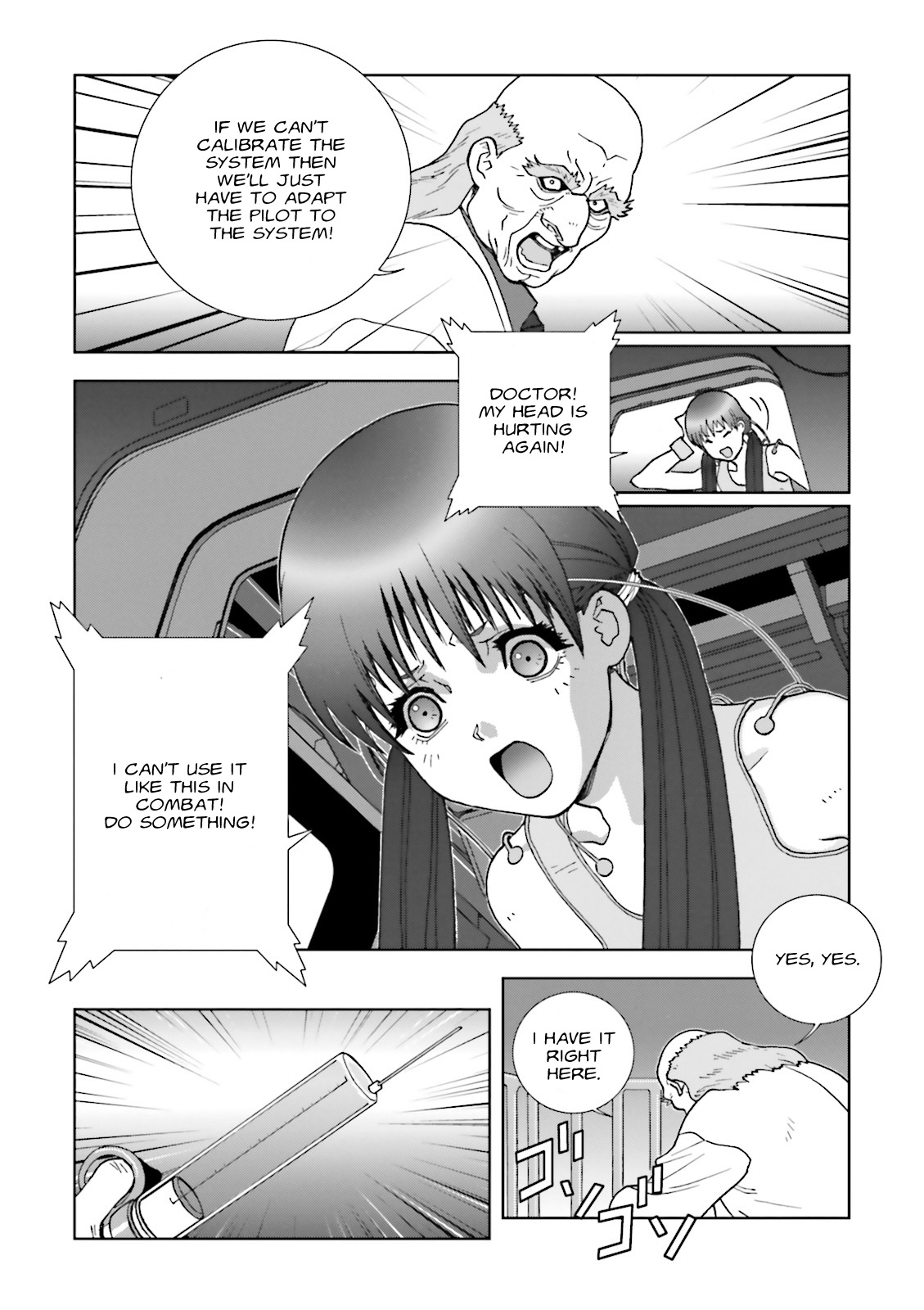 Kidou Senshi Gundam: C.D.A. Wakaki Suisei no Shouzou Chapter 62 page 8 - Chapter 62 : File Sixty Two - Previous Night