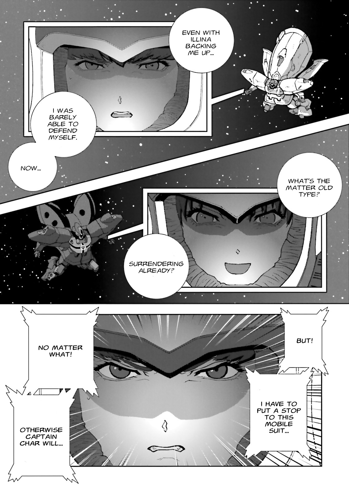 Kidou Senshi Gundam: C.D.A. Wakaki Suisei no Shouzou Chapter 63 page 29 - Chapter 63 : File Sixty Three - Showdown