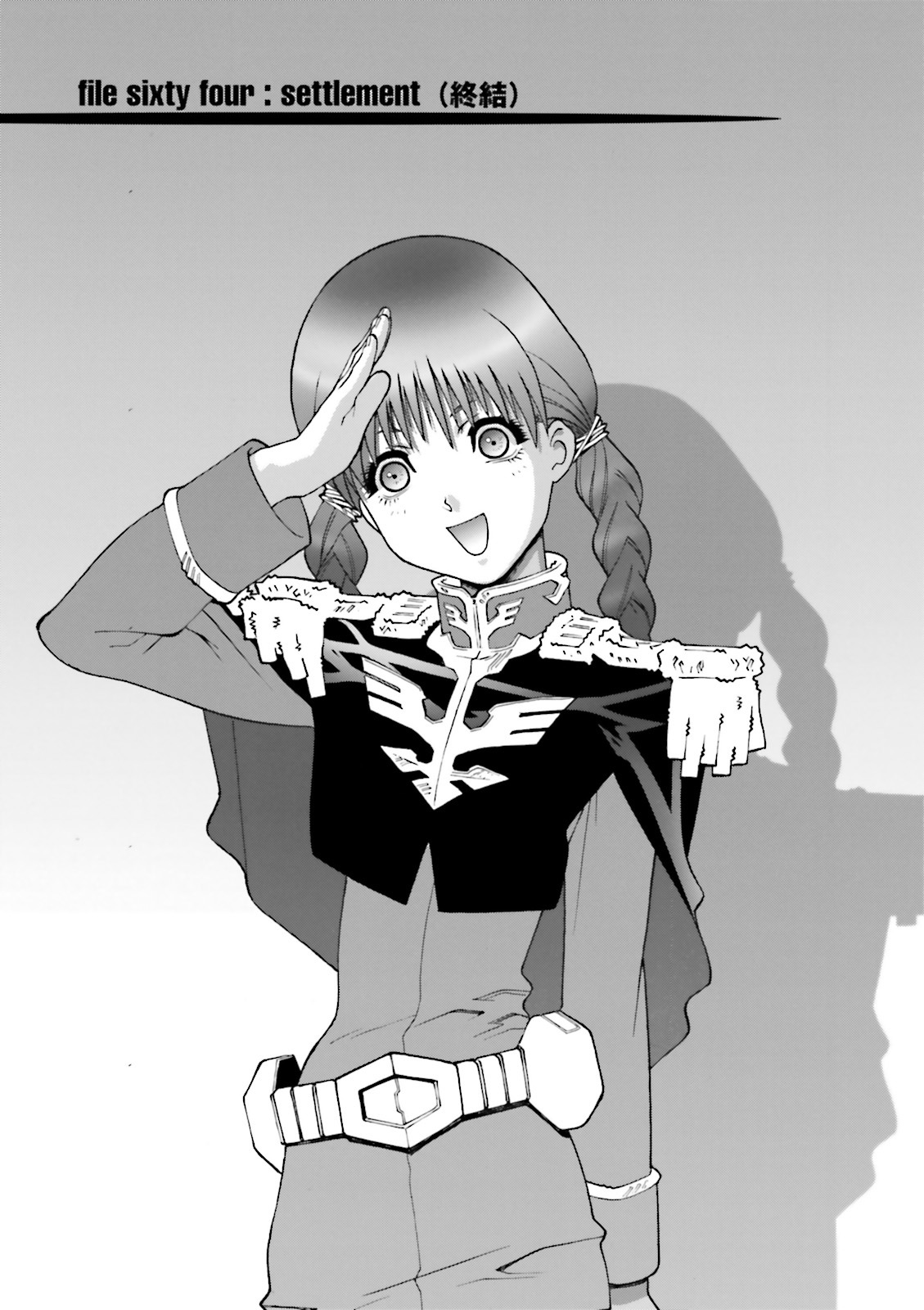 Kidou Senshi Gundam: C.D.A. Wakaki Suisei no Shouzou Chapter 64 page 1 - Chapter 64 : File Sixty Four - Settlement