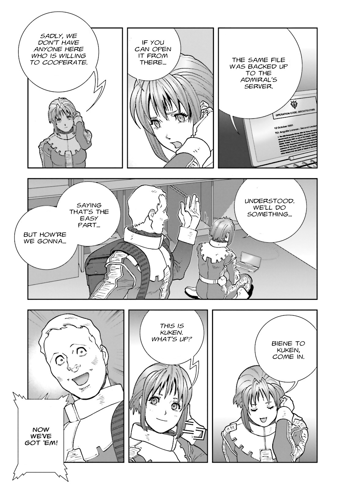 Kidou Senshi Gundam: C.D.A. Wakaki Suisei no Shouzou Chapter 64 page 14 - Chapter 64 : File Sixty Four - Settlement
