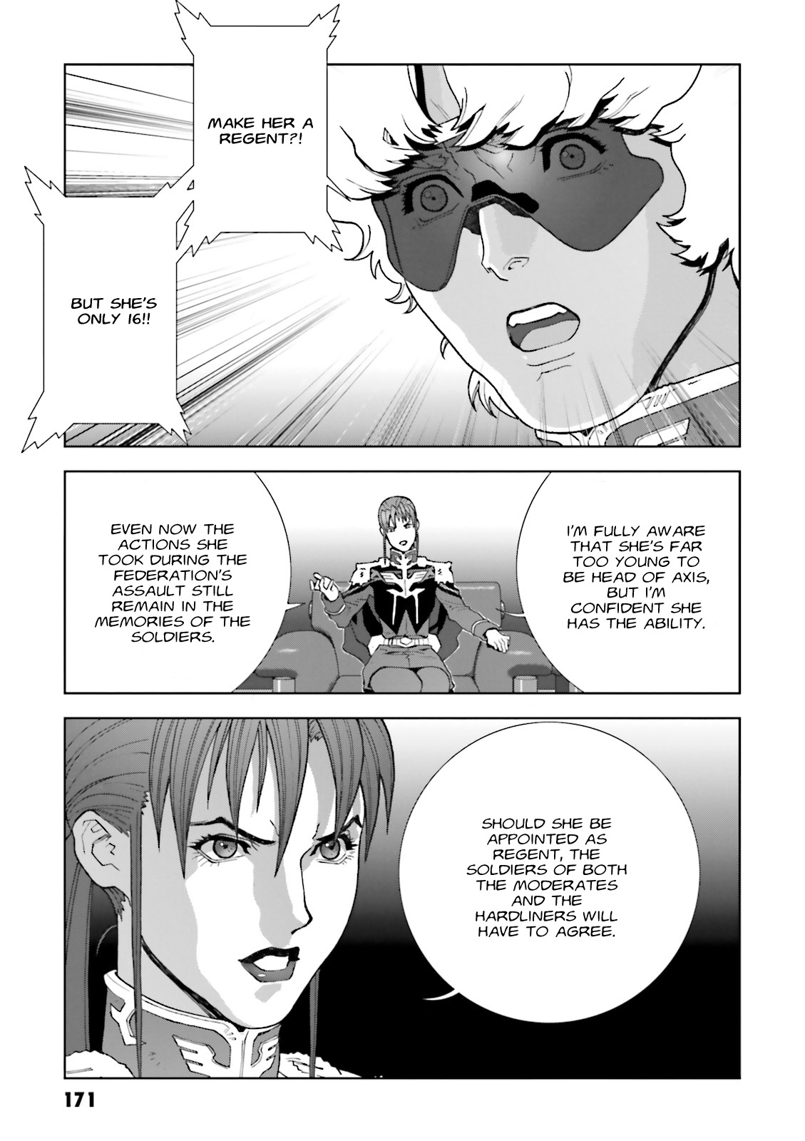 Kidou Senshi Gundam: C.D.A. Wakaki Suisei no Shouzou Chapter 64 page 34 - Chapter 64 : File Sixty Four - Settlement