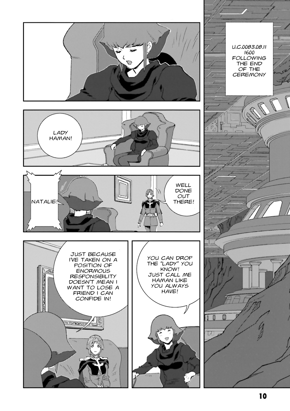 Kidou Senshi Gundam: C.D.A. Wakaki Suisei no Shouzou Chapter 65 page 10 - Chapter 65 : File Sixty Five - Reborn