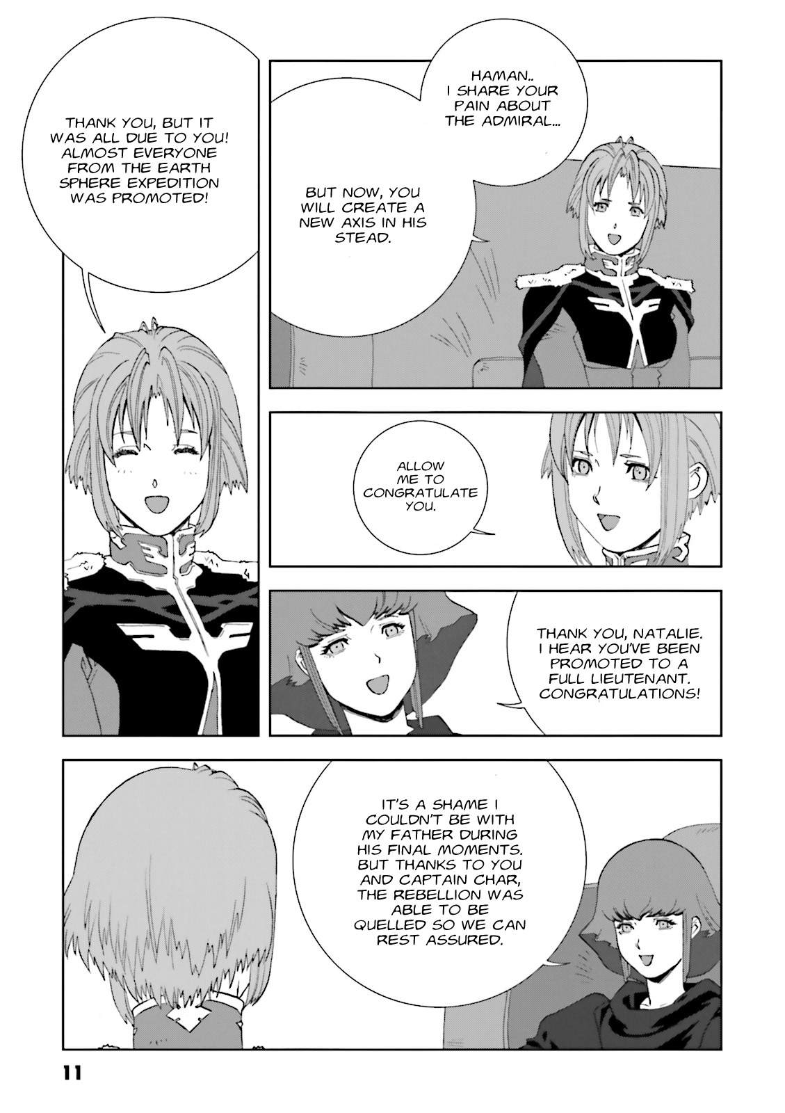Kidou Senshi Gundam: C.D.A. Wakaki Suisei no Shouzou Chapter 65 page 11 - Chapter 65 : File Sixty Five - Reborn