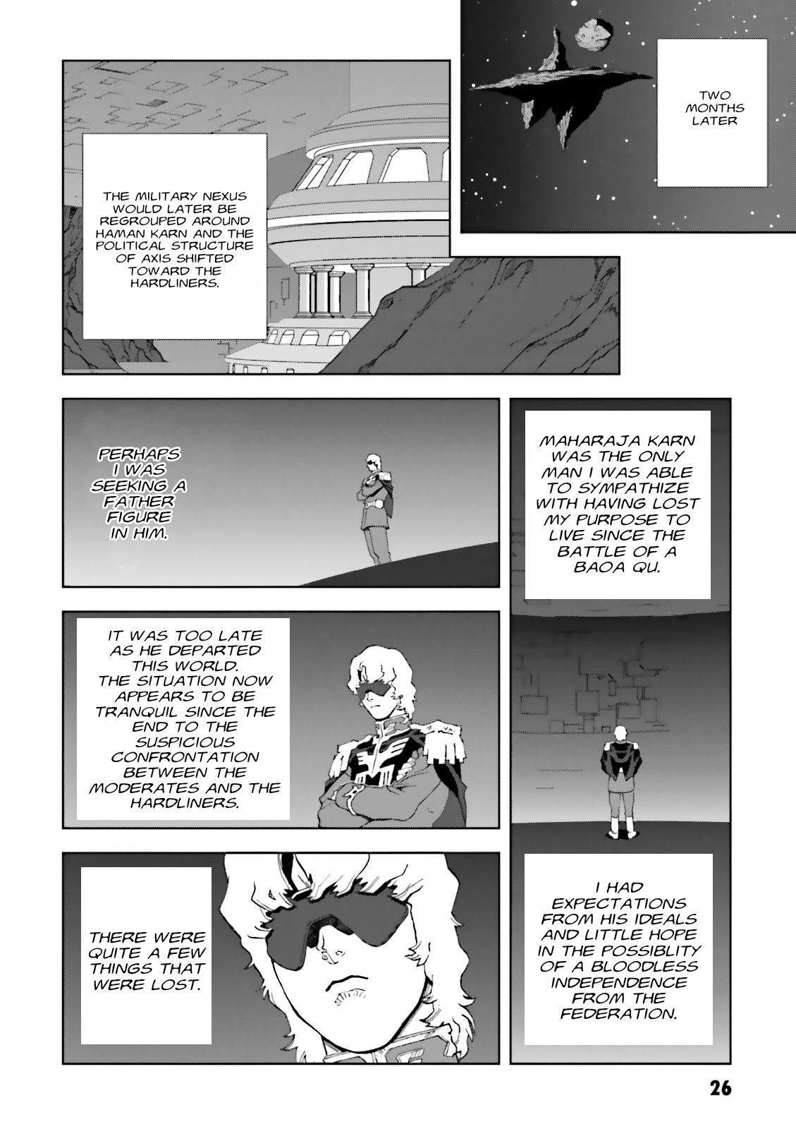 Kidou Senshi Gundam: C.D.A. Wakaki Suisei no Shouzou Chapter 65 page 26 - Chapter 65 : File Sixty Five - Reborn