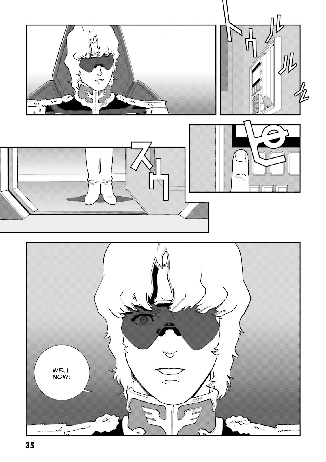 Kidou Senshi Gundam: C.D.A. Wakaki Suisei no Shouzou Chapter 65 page 35 - Chapter 65 : File Sixty Five - Reborn