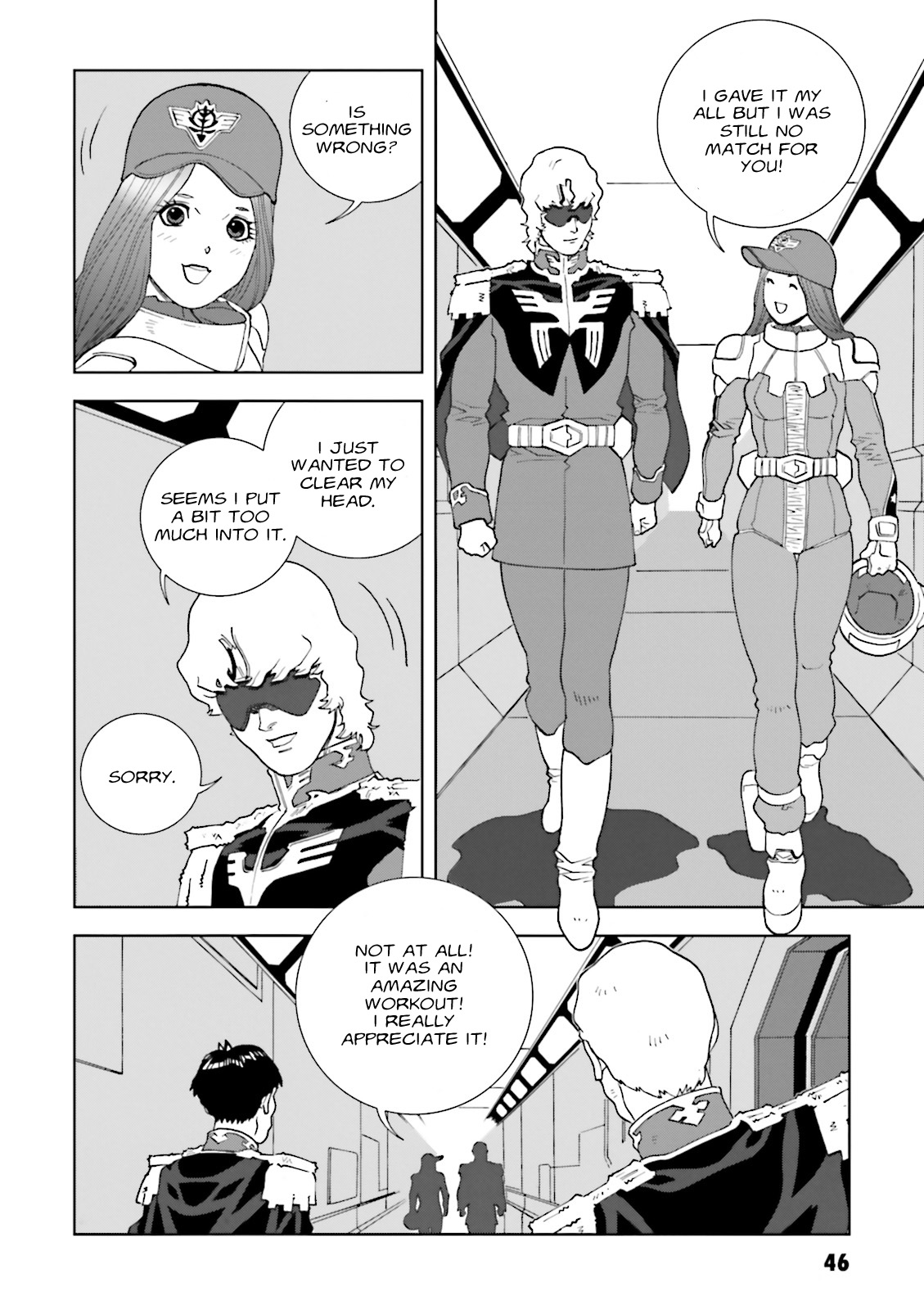 Kidou Senshi Gundam: C.D.A. Wakaki Suisei no Shouzou Chapter 66 page 10 - Chapter 66 : File Sixty Six - Seperation