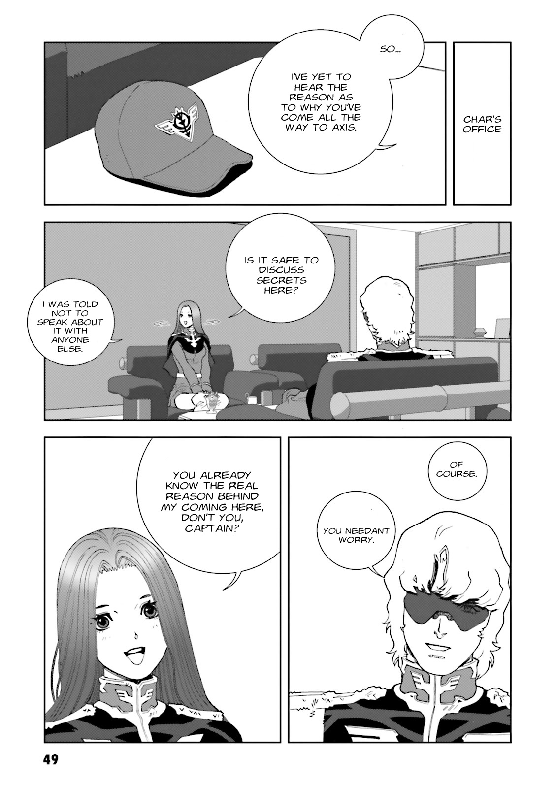Kidou Senshi Gundam: C.D.A. Wakaki Suisei no Shouzou Chapter 66 page 13 - Chapter 66 : File Sixty Six - Seperation