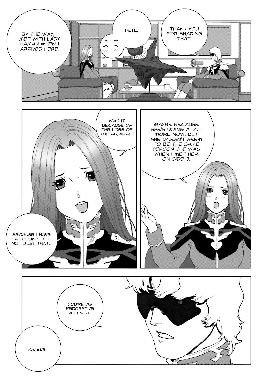 Kidou Senshi Gundam: C.D.A. Wakaki Suisei no Shouzou Chapter 66 page 15 - Chapter 66 : File Sixty Six - Seperation