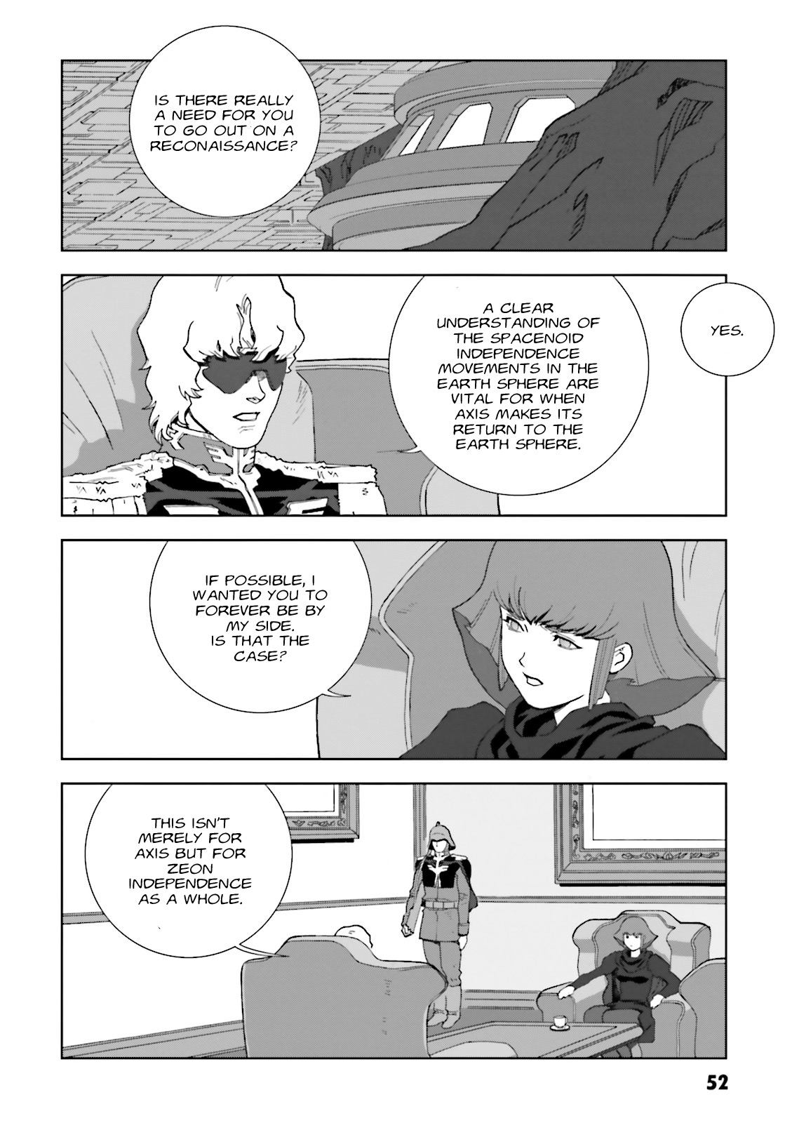 Kidou Senshi Gundam: C.D.A. Wakaki Suisei no Shouzou Chapter 66 page 16 - Chapter 66 : File Sixty Six - Seperation