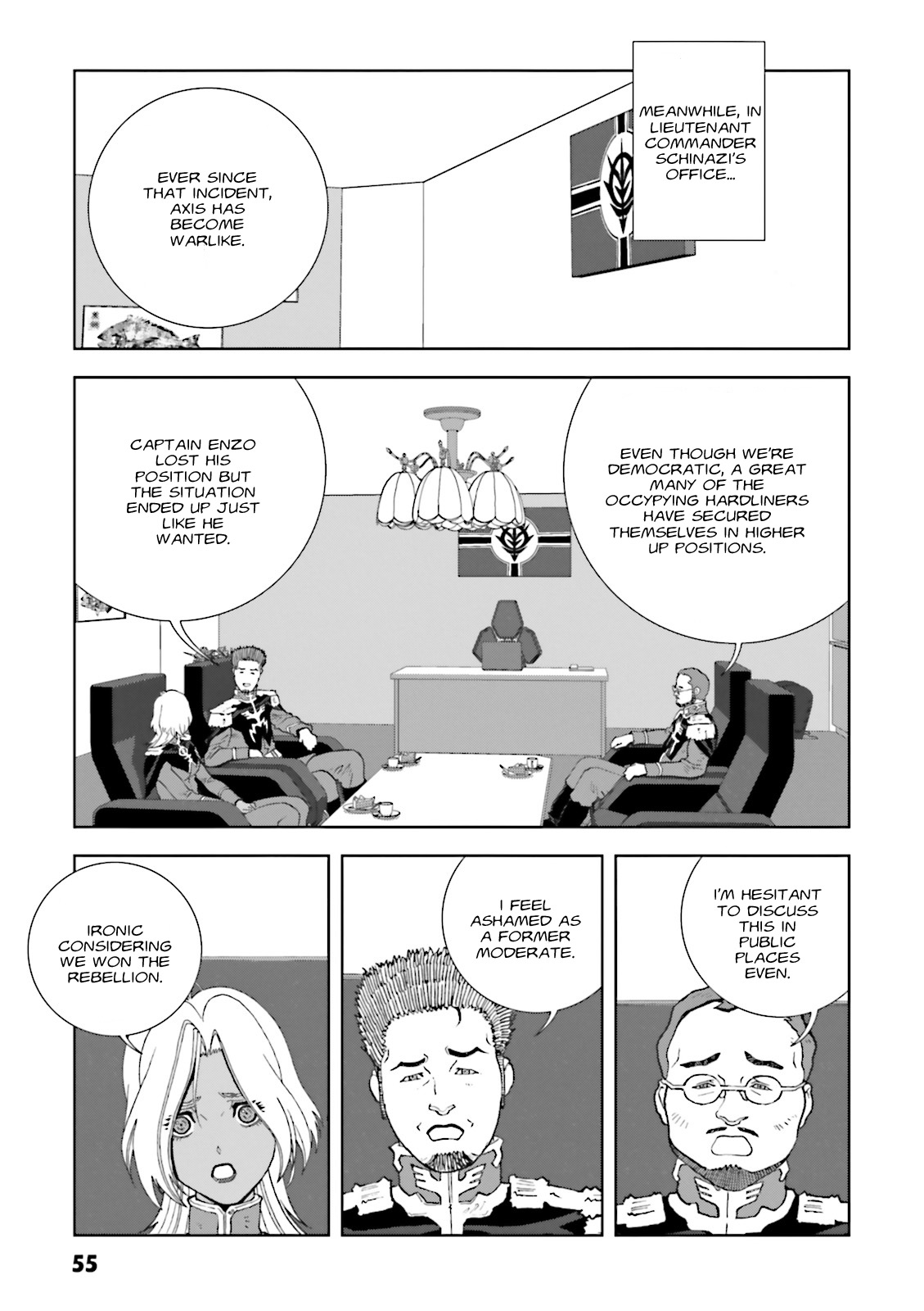 Kidou Senshi Gundam: C.D.A. Wakaki Suisei no Shouzou Chapter 66 page 19 - Chapter 66 : File Sixty Six - Seperation
