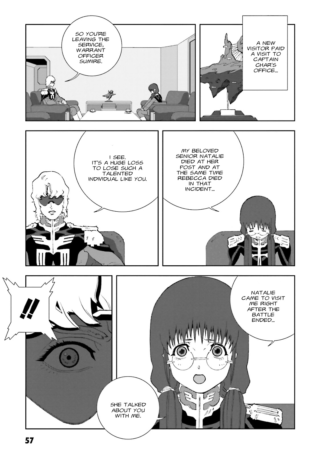 Kidou Senshi Gundam: C.D.A. Wakaki Suisei no Shouzou Chapter 66 page 21 - Chapter 66 : File Sixty Six - Seperation