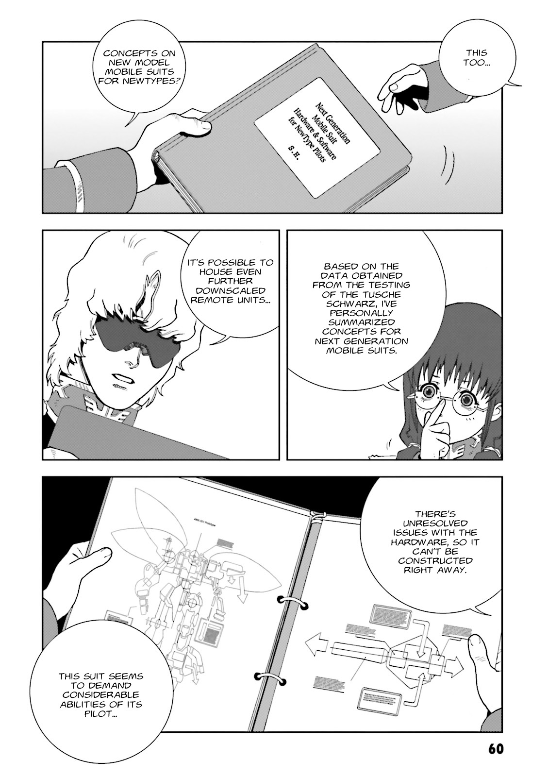 Kidou Senshi Gundam: C.D.A. Wakaki Suisei no Shouzou Chapter 66 page 24 - Chapter 66 : File Sixty Six - Seperation