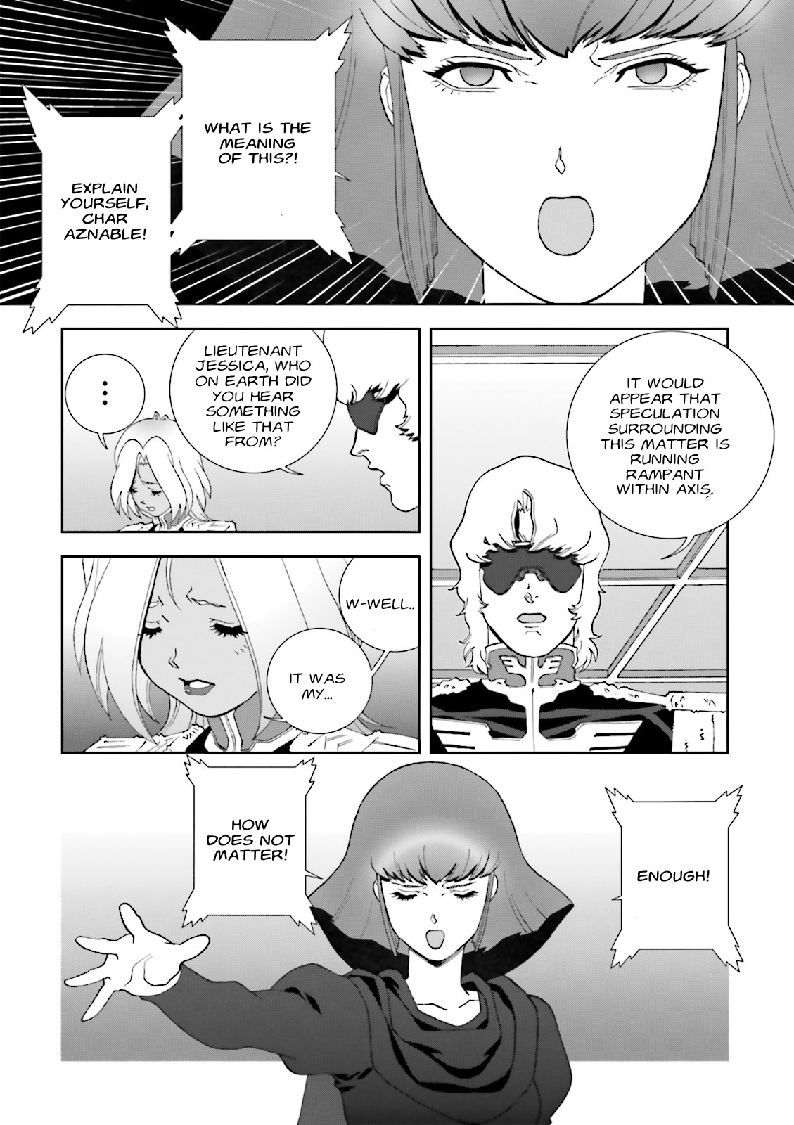 Kidou Senshi Gundam: C.D.A. Wakaki Suisei no Shouzou Chapter 66 page 28 - Chapter 66 : File Sixty Six - Seperation
